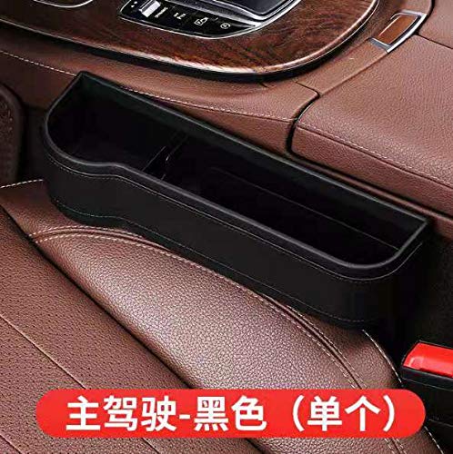  Car Seat Side Pocket Organizer, PU Leather Mini Storage Bag for  Auto Door Window Console, Pen Phone Holder Tray Pouch Vehicle Seat Gap  Filler for Organize Document, Registration, Notepad (Black) 