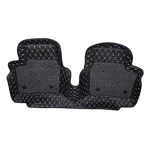 Automaze 7D Mats for Toyota Glanza, Custom Fitted Leatherette Luxury Car Mats with Removable Grass-Black Colour