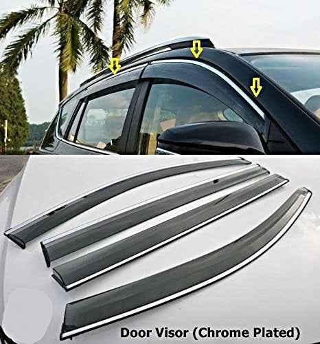 Ciaz chrome door deals visor