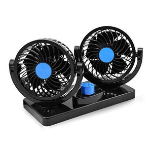 Double fan for car