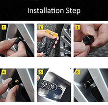 Load image into Gallery viewer, How to install tyre valve cap in car