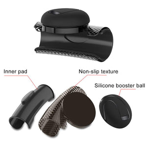 Inner pad, Non -slip texture, silicone booster ball its all with steering knob for car