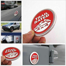 Load image into Gallery viewer, Trail rated logo installed on car